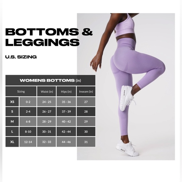 NWT NVGTN Leggings-Pink- XSmall - Picture 8 of 8